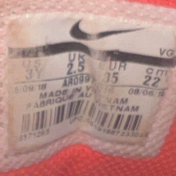 Nike Kids Black Hyperdiamond Fastflex Baseball Softball Cleats Orange 3M EUC - Picture 9 of 9